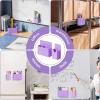 imageMagnetic Dry Erase Marker HolderPen and Eraser Holder for WhiteboardMagnet Pencil Cup Utility Storage Organizer for Office Refrigerator Locker and Metal Cabinets 2 PackMagholder2pcsPURPLE