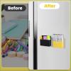imageMagnetic Dry Erase Marker HolderPen and Eraser Holder for WhiteboardMagnet Pencil Cup Utility Storage Organizer for Office Refrigerator Locker and Metal Cabinets 2 Pack2p Magnetic pen holder Yellow
