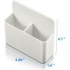 imageMagnetic Dry Erase Marker HolderPen and Eraser Holder for WhiteboardMagnet Pencil Cup Utility Storage Organizer for Office Refrigerator Locker and Metal Cabinets 2 PackMagnetic holder4pcs