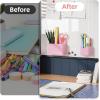 imageMagnetic Dry Erase Marker HolderPen and Eraser Holder for WhiteboardMagnet Pencil Cup Utility Storage Organizer for Office Refrigerator Locker and Metal Cabinets 2 PackMagholder2pcsPINK