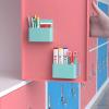 imageMagnetic Dry Erase Marker HolderPen and Eraser Holder for WhiteboardMagnet Pencil Cup Utility Storage Organizer for Office Refrigerator Locker and Metal Cabinets 2 PackGreen