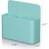 imageMagnetic Dry Erase Marker HolderPen and Eraser Holder for WhiteboardMagnet Pencil Cup Utility Storage Organizer for Office Refrigerator Locker and Metal Cabinets 2 PackGreen
