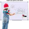 imageMagnetic Dry Erase Marker HolderPen and Eraser Holder for WhiteboardMagnet Pencil Cup Utility Storage Organizer for Office Refrigerator Locker and Metal Cabinets 2 Pack2 Pack