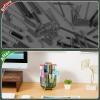 imageMarbrasse Desk Organizer 360Degree Rotating Pen Pencil Holder for Desk Desk Organizers and Accessories with 5 Compartments Pencil Organizer Transparent gold edgeDark green