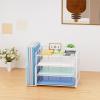 imageMarbrasse Desk Organizer and Accessories4Tier Paper Letter Tray Organizer with File HolderDesk Accessories ampamp Workspace Desktop Organizers for School Home Office Desk Supplies BlackWhite