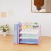 imageMarbrasse Desk Organizer and Accessories4Tier Paper Letter Tray Organizer with File HolderDesk Accessories ampamp Workspace Desktop Organizers for School Home Office Desk Supplies BlackPink