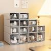 imageMarbrasse Desk Organizer with 6 Drawers 3 Tier Stackable Storage Drawers Plastic Makeup Storage Office Organizers and Storage Desk Storage Box for Office School HomeWhite  2Pack