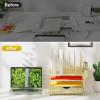 imageMarbrasse Desk Organizer with Drawer 4Tier Mesh Desk File Organizer with 5 Vertical File Holders and 2 Pen Holders Multifunction Desktop OrganizerGold