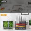 imageMarbrasse Desk Organizer with Drawer 4Tier Mesh Desk File Organizer with 5 Vertical File Holders and 2 Pen Holders Multifunction Desktop OrganizerGray Vertical File Folder