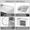 imageMarbrasse Pen Organizer with 4 Drawer MultiFunctional Pencil Holder for Desk Desk Organizers and Accessories with 4 Compartments  Drawer for Office Art Supplies WhitePen Holder 2 Drawer White03
