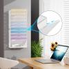 imageMarbrasse Wall File Holder 10Tier Hanging Wall File Organizer for Papers Files Clipboard ampamp Magazine Organizer Wall Mount File Holder Great for Office Home Black11 tier  White