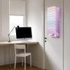imageMarbrasse Wall File Holder 10Tier Hanging Wall File Organizer for Papers Files Clipboard ampamp Magazine Organizer Wall Mount File Holder Great for Office Home Black11 tier  Purple