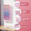 imageMarbrasse Wall File Holder 10Tier Hanging Wall File Organizer for Papers Files Clipboard ampamp Magazine Organizer Wall Mount File Holder Great for Office Home Black11 tier  Pink