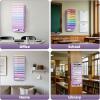 imageMarbrasse Wall File Holder 10Tier Hanging Wall File Organizer for Papers Files Clipboard ampamp Magazine Organizer Wall Mount File Holder Great for Office Home Black11 tier  Purple