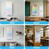 imageMarbrasse Wall File Holder 10Tier Hanging Wall File Organizer for Papers Files Clipboard ampamp Magazine Organizer Wall Mount File Holder Great for Office Home Black11 tier  White