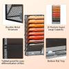 imageMarbrasse Wall File Holder 10Tier Hanging Wall File Organizer for Papers Files Clipboard ampamp Magazine Organizer Wall Mount File Holder Great for Office Home Black10 tier  black
