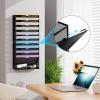 imageMarbrasse Wall File Holder 10Tier Hanging Wall File Organizer for Papers Files Clipboard ampamp Magazine Organizer Wall Mount File Holder Great for Office Home Black11 tier  Black