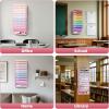 imageMarbrasse Wall File Holder 10Tier Hanging Wall File Organizer for Papers Files Clipboard ampamp Magazine Organizer Wall Mount File Holder Great for Office Home Black11 tier  Pink