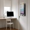 imageMarbrasse Wall File Holder 10Tier Hanging Wall File Organizer for Papers Files Clipboard ampamp Magazine Organizer Wall Mount File Holder Great for Office Home Black11 tier  Black