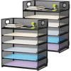2 Pack 6 Tier - Black