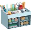 Pen Holder 4 Drawer-Blue