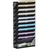 imageMarbrasse Wall File Holder 10Tier Hanging Wall File Organizer for Papers Files Clipboard ampamp Magazine Organizer Wall Mount File Holder Great for Office Home Black11 tier  Black