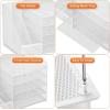 imageMarbrasse Desk Organizer with File Holder 5Tier Paper Letter Tray Organizer Mesh Desk Organizers and Accessories with Magazine Holder Desktop Organizer and Storage for Office Supplies BlackWhite