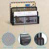 imageMarbrasse Mail Organizer for Desk 3Slot Mesh Metal Mail Holder countertop Letter Holder Office Desktop Envelope and Document Storage Rack Black2p