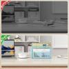 imageMarbrasse Mail Organizer for Desk 3Slot Mesh Metal Mail Holder countertop Letter Holder Office Desktop Envelope and Document Storage Rack BlackBlue