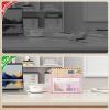 imageMarbrasse Mail Organizer for Desk 3Slot Mesh Metal Mail Holder countertop Letter Holder Office Desktop Envelope and Document Storage Rack BlackPink