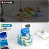 imageMarbrasse Mesh Desk Organizer Pen Organizer with 2 Drawer MultiFunctional Pencil Holder for Desk Desk Organizers and Accessories with 5 Compartments  Drawer for Office Art Supplies BlackBlue