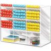 imageMarbrasse Clear Pen Organizer Storage Acrylic Desk Organizer with 12 Compartments Pen Organizer for Desk Desktop Art Organizer for Office School Art SuppliesAcrylic 10G