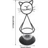 imageMarbrasse Desktop Glass Planter Hydroponics VasePlanter Bulb Vase with Holder for Home DecorationModern Creative Cat Plant Terrarium Stand Scindapsus Container Lovely CatJklw30816