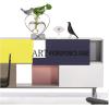 imageMarbrasse Desktop Glass Vase Creative Bird with Heart Planter Vase Glass Vases for Plants Plant Terrarium Stand for Modern Office Home DecorationsHeartshaped Glass Holder