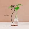imageMarbrasse Desktop Glass Vase Creative Bird with Heart Planter Vase Glass Vases for Plants Plant Terrarium Stand for Modern Office Home DecorationsWater Drop Vase