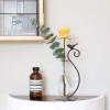 imageMarbrasse Desktop Glass Vase Creative Bird with Heart Planter Vase Glass Vases for Plants Plant Terrarium Stand for Modern Office Home DecorationsWater Drop Vase