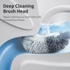imageMarbarsse Bathroom Toilet Bowl Brush and Holder Curved Design Toilet Brush for Deep Cleaning Under Rim Best Toilet Brush Set Easy Handy CompactToilet BowlCleaner Brush for Bathroom 1 Pack2 Pack Round