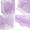 imageMarbrasse Desk Organizers and Accessories 5Tier Paper Letter Tray Organizer with File Holder Mesh File Organizer for Desk Office Desk Accessories ampamp Organization for Supplies BlackPurple