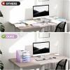 imageMarbrasse Desk Organizers and Accessories 5Tier Paper Letter Tray Organizer with File Holder Mesh File Organizer for Desk Office Desk Accessories ampamp Organization for Supplies BlackPurple