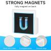 imageMagnetic Dry Erase Marker Holder Mesh Pen Holder for WhiteboardMagnet Pencil Organizer Storage for Refrigerator Locker Accessories Organizer for Home School and OfficeBlackWhite