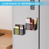 imageMagnetic Dry Erase Marker Holder Mesh Pen Holder for WhiteboardMagnet Pencil Organizer Storage for Refrigerator Locker Accessories Organizer for Home School and OfficeBlackBlack