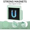 imageMagnetic Dry Erase Marker Holder Mesh Pen Holder for WhiteboardMagnet Pencil Organizer Storage for Refrigerator Locker Accessories Organizer for Home School and OfficeBlackGreen