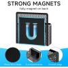 imageMagnetic Dry Erase Marker Holder Mesh Pen Holder for WhiteboardMagnet Pencil Organizer Storage for Refrigerator Locker Accessories Organizer for Home School and OfficeBlackBlack
