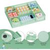 imageMarbrasse 2 Pack Desk Drawer Organizer Mesh Drawer Organizer Tray with 8 Adjustable Compartments Desk Organizers and Accessories 5 Dividers Drawer for Office Supplies Makeup ampamp Vanity BlackGreen
