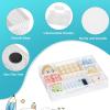 imageMarbrasse 2 Pack Desk Drawer Organizer Mesh Drawer Organizer Tray with 8 Adjustable Compartments Desk Organizers and Accessories 5 Dividers Drawer for Office Supplies Makeup ampamp Vanity BlackWhite