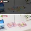 imageMarbrasse 2 Pack Desk Drawer Organizer Mesh Drawer Organizer Tray with 8 Adjustable Compartments Desk Organizers and Accessories 5 Dividers Drawer for Office Supplies Makeup ampamp Vanity BlackPink