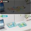imageMarbrasse 2 Pack Desk Drawer Organizer Mesh Drawer Organizer Tray with 8 Adjustable Compartments Desk Organizers and Accessories 5 Dividers Drawer for Office Supplies Makeup ampamp Vanity BlackBlue
