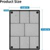 imageMarbrasse Desk Drawer Organizer Metal Mesh Drawer Organizer Tray with 5 Adjustable CompartmentsDesk Organizers and Accessories for HomeOfficeKitchenMakeupVanity BlackBlack