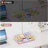 imageMarbrasse Desk Drawer Organizer Metal Mesh Drawer Organizer Tray with 5 Adjustable CompartmentsDesk Organizers and Accessories for HomeOfficeKitchenMakeupVanity BlackPink