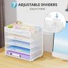 imageMarbrasse 5 Tier Paper Organizer with 3 Pen Holders Mesh Desk File Organizer with Handle Paper Sorter Desk Organizer for Home Office SuppliesBlackMesh File Organizer 5cw